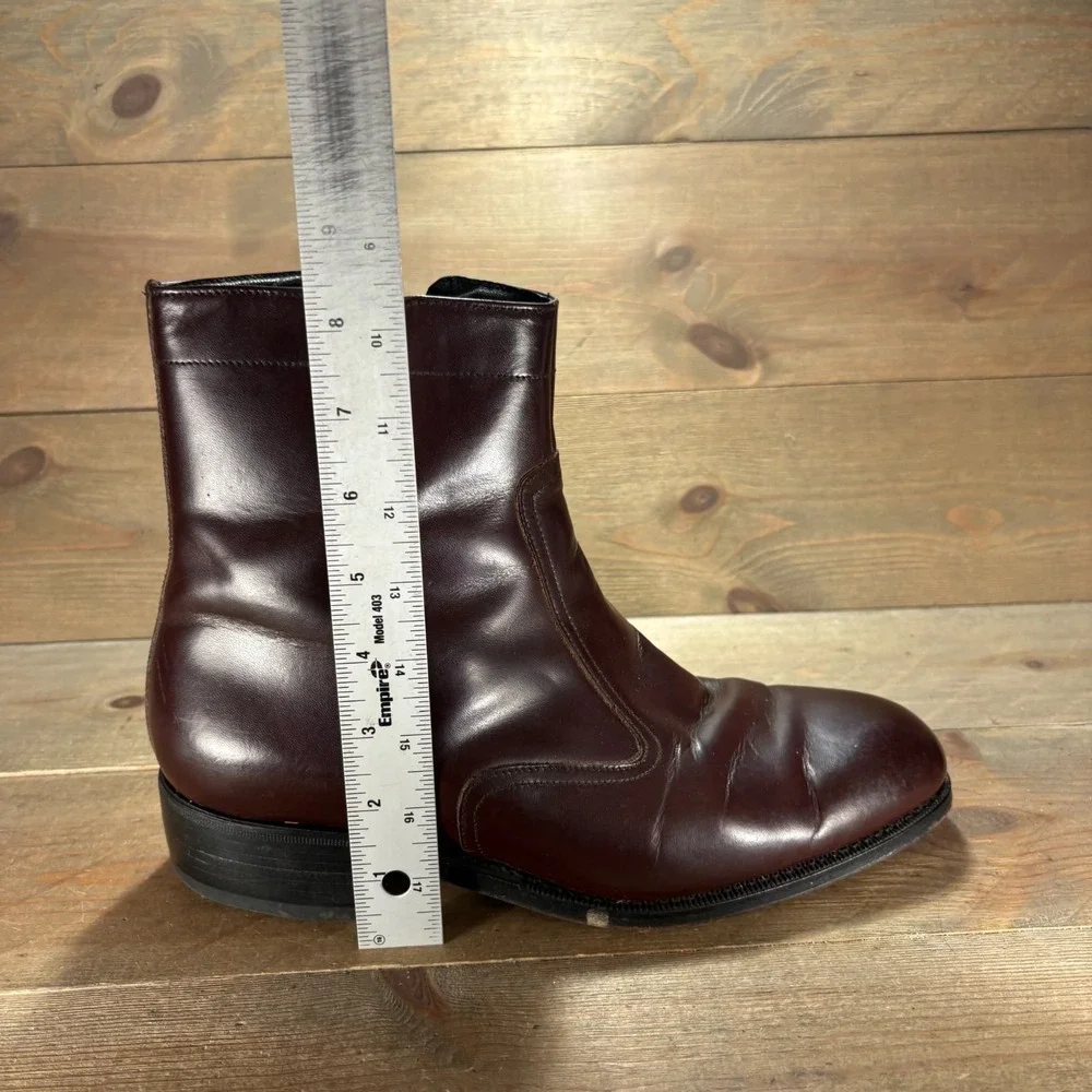 Florsheim Imperial Mens size 9.5 wide EEE shoes brown Leather Dress Boots